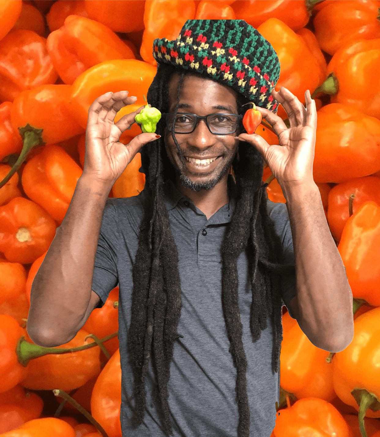 Peewee Dread with Habanero Peppers