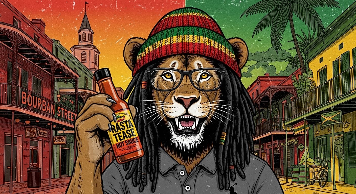 New Orleans, where the Rasta Tease recipes come from
